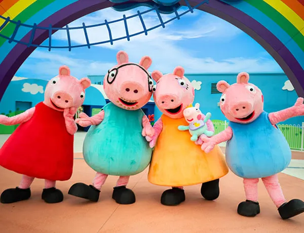 Tageskarten für den PEPPA PIG Park mit Familie Wutz