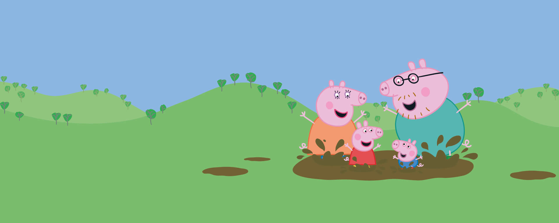 PEPPA PIG Park Familie Wutz Matschpfütze